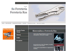 Tablet Screenshot of ferreteriaros.com
